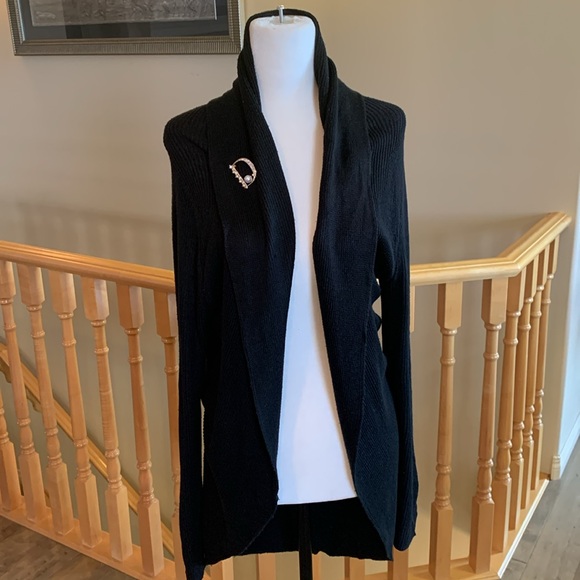 ✨Peplum Top w/ Pencil Skirt & high low Black Sweater bundle✨ - Picture 17 of 17